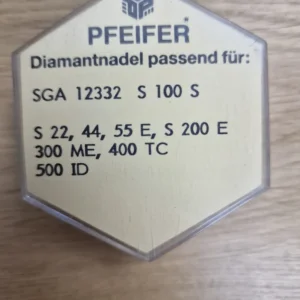 Pfeifer Diamant-Abtastnadel SGA 12332 Ersatznadel für Plattenspieler