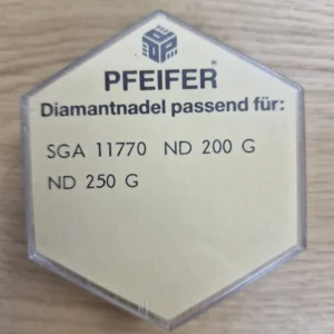 Pfeifer Diamant-Abtastnadel SGA 11770 – Ersatznadel ND 200 G / ND 250 G