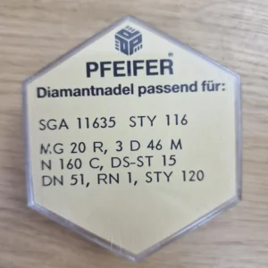 Pfeifer Diamant-Abtastnadel SGA 11635 / STY 116 Ersatznadel