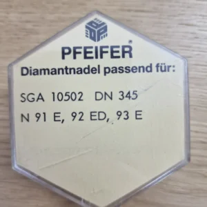 Pfeifer SGA 10502 Diamant-Abtastnadel (passend für Shure N 91 E / Dual DN 345)