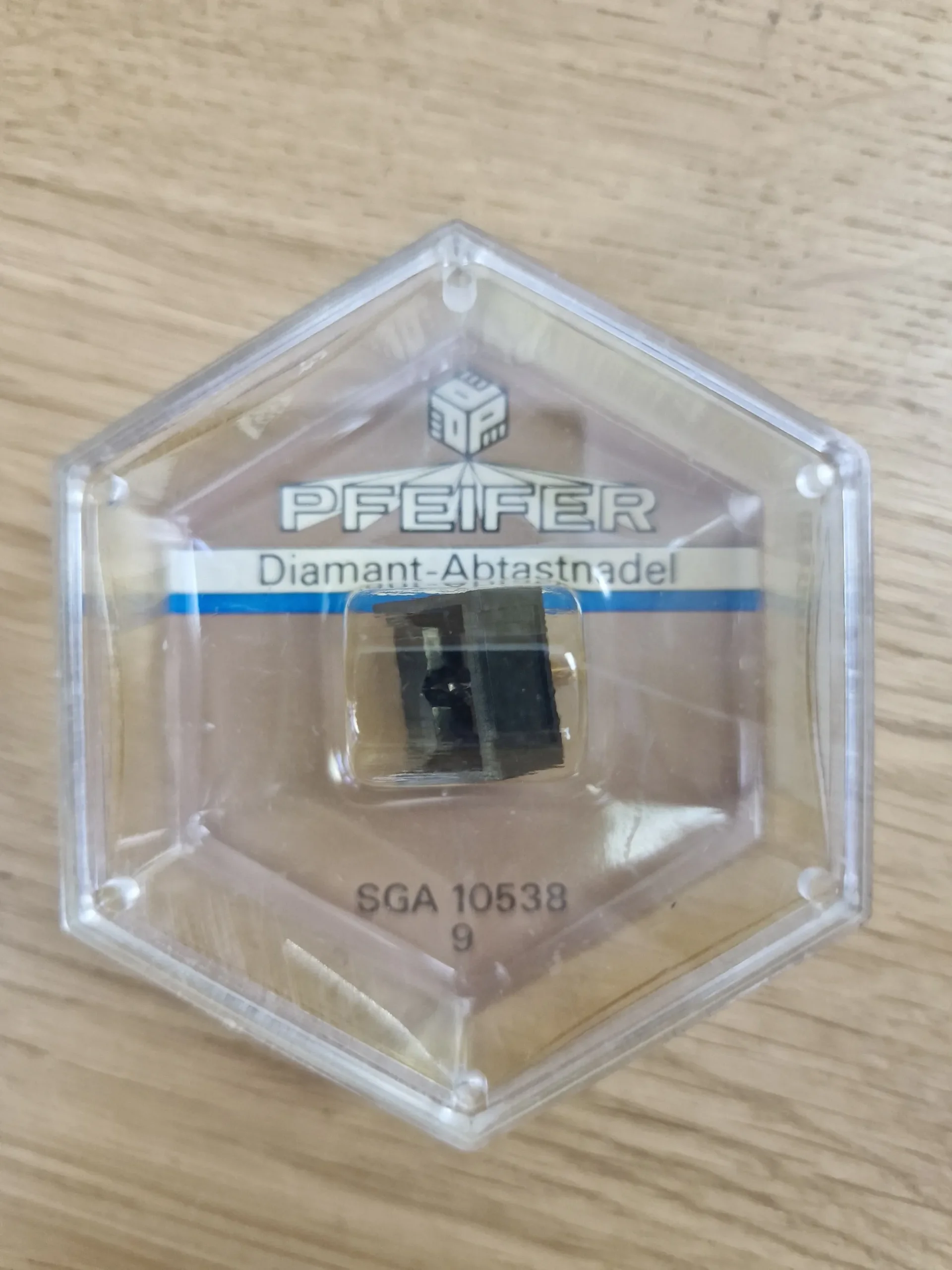 PFEIFER Diamant-Abtastnadel SGA 10538 in transparenter Hexagon-Verpackung