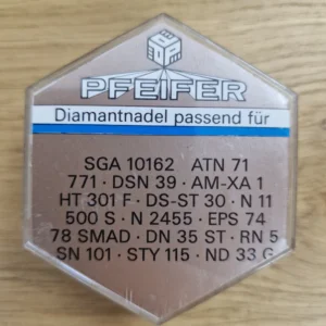 Pfeifer Diamant-Abtastnadel SGA 10162 (u.a. für ATN 71, DSN 39, EPS 74)