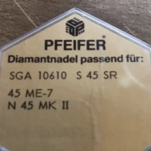 Pfeifer Diamant-Abtastnadel SGA 10610 für Plattenspieler