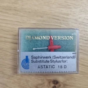 Ersatznadel Astatic 15 D Diamond Version – Saphirwerk Switzerland
